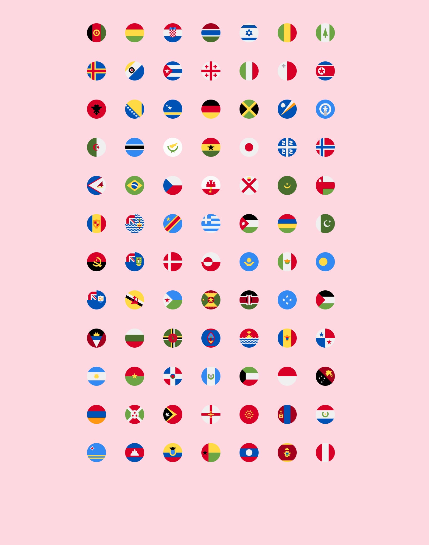 contries flag logo